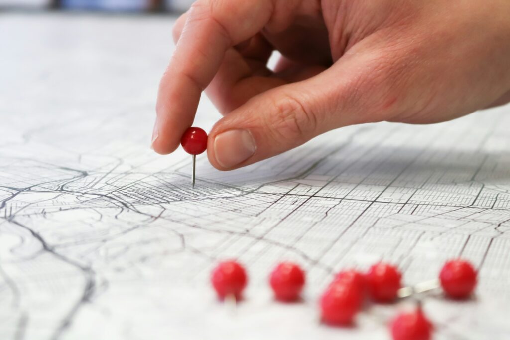 map pin service areas